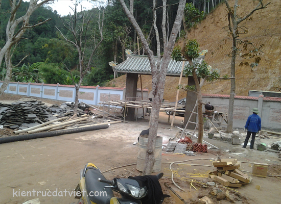 thiết kế phủ hoa phong, biệt thự vườn