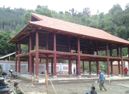 thiết kế phủ hoa phong, biệt thự vườn
